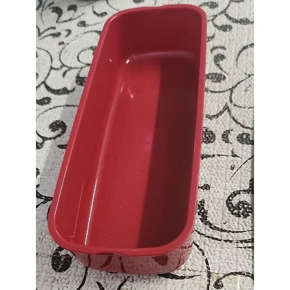 Gray Two-Tier Bento Box & Red Floral Two-Tier Bento Box Set